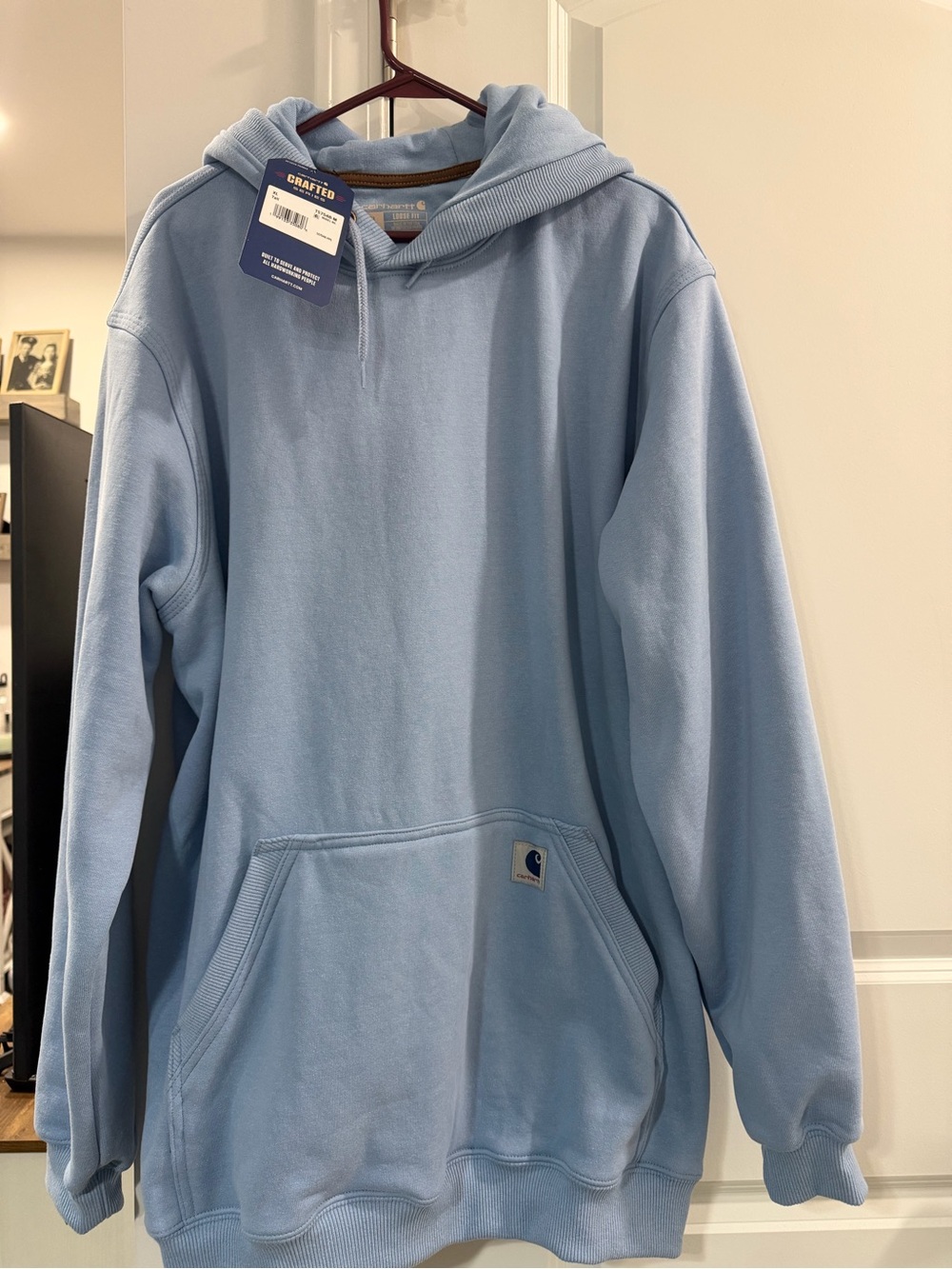 Carhartt Light Blue Pullover Hooded Sweatshirt